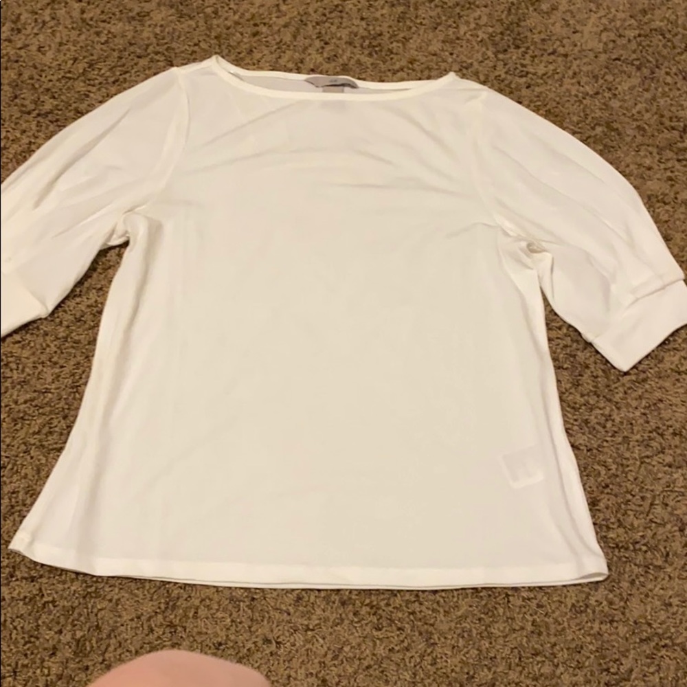 Cream white blouse